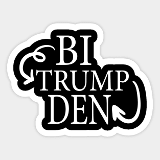 Bye trump bi trump biden Sticker